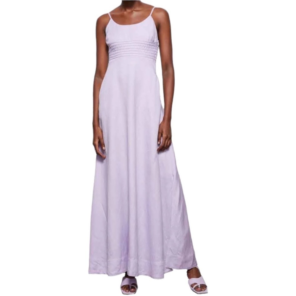 Jonathan Simkhai Lavender Sleeveless Maxi Dress